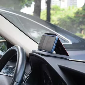 Автомобильный держатель для телефона, силиконовый, центральная консоль, приборная панель, противоскользящая накладка, амортизирующий кронштейн для телефона и навигации, автомобильные аксессуары