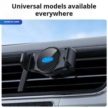 Автомобильный держатель для телефона T3a Автомобильный держатель Навигационный держатель для воздуховода Интеллектуальная приборная панель автомобиля Электрический держатель для телефона красный