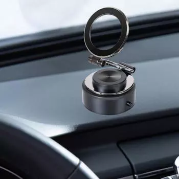 Автомобильный держатель для телефона, устойчивый складной вакуумный держатель, электрическая присоска чёрный