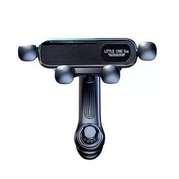 Автомобильный держатель для телефона в вентиляционных отверстиях с зажимом, удлинитель, вращающийся на 360°, держатель для смартфона в автомобиле, кронштейн для смартфона, поддержка GPS чёрный