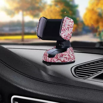 Автомобильный держатель для телефона, вентиляционное отверстие, автомобильное крепление, стразы, аксессуары для крепления телефона, интерьер для синий
