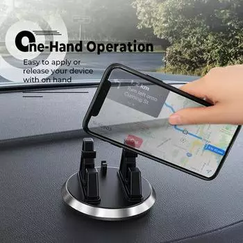 Автомобильный держатель для телефона, вращающийся на 360 градусов, держатель для мобильного телефона, наклейка на приборную панель, держатель для мобильного телефона, навигационная опорная рамка золотой