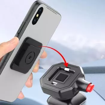 Автомобильный держатель для телефона, вращающийся на 360 градусов, клейкая подставка для мобильного телефона для всех смартфонов /