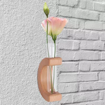 Автомобильный держатель для вазы для цветов, декор для холодильника, настенная трубка для вентиляционного отверстия, подвеска светло-коричневого