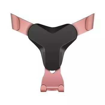 Автомобильный держатель Gravity для телефона в автомобильном вентиляционном отверстии, держатель для сотового телефона, без магнита, подставка для мобильного телефона для iPhone 13 Xiaomi Samsung розового золота