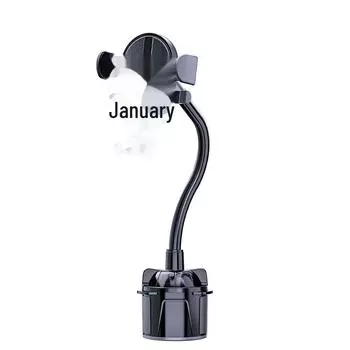 Автомобильный держатель мобильного телефона с удлинительным шлангом для навигации Separate base, 28CM long base