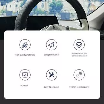 Автомобильный держатель рулевого колеса, регулируемый держатель рулевого колеса, надежное крепление на лобовое стекло, автомобильный быстросъемный крючок для рулевого колеса красный