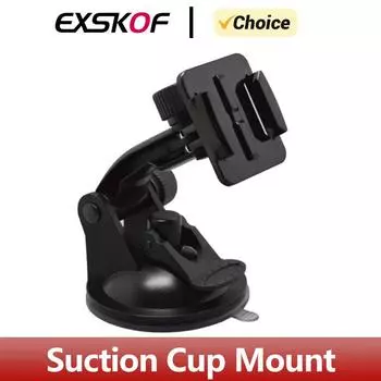 Автомобильный держатель с присоской для GoPro Hero 12 11 10 9 8 7 6 5 4 SJCAM AKASO Insta360 X2 X3 DJI Osmo аксессуары для экшн-камер