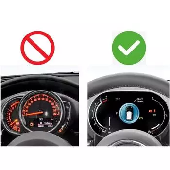 Автомобильный держатель телефона Аксессуары ЖК-тахометр Мобильный телефон Кронштейн Поддержка для MINI Cooper Clubman F54 F55 F56 F57 F60 2021 - 2023 серый