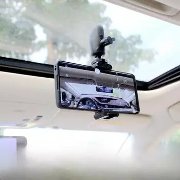 Автомобильный держатель телефона для фотосъемки и навигации с присоской — идеально подходит для селфи и прямых трансляций от первого лица