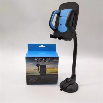 Автомобильный держатель телефона с присоской и гибким длинным стержнем для навигации на лобовом стекле shield long tube suction cup