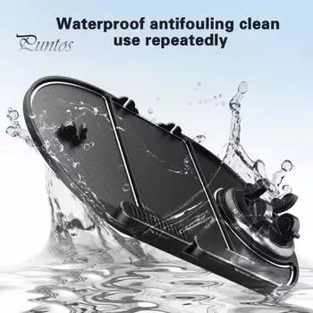 Автомобильный держатель телефона со скрытым номерным знаком, противоскользящий автомобильный держатель телефона, вращение на 360 градусов для удобства конфиденциальности чёрный