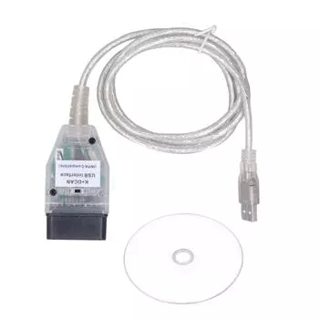 Автомобильный диагностический кабель K+DCAN OBD2 USB-кабель интерфейс с заменой переключателя для серии 1 E81