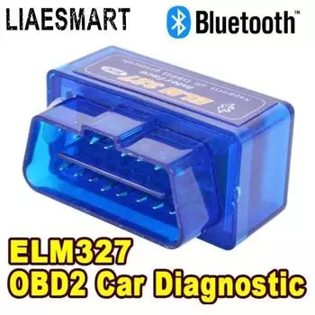 Автомобильный диагностический сканер OBD2 ELM327, совместимый с автоматическим обнаружением кодов, потоковой передачей данных в реальном времени, компактным дизайном для простого устранения неисправностей автомобиля V2.1