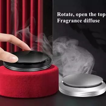 Автомобильный диффузор духов, автомобильный освежитель воздуха, твердый ароматический диффузор, автомобильная ароматерапия, аксессуары для интерьера, авто парфюмерный дезодорант, диффузор чёрный