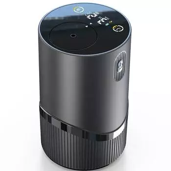 Автомобильный диффузор, освежители воздуха для автомобиля, диффузор ароматов для помещений, HD-цифровой дисплей, портативный безводный диффузор для домашнего офиса, спальни чёрный