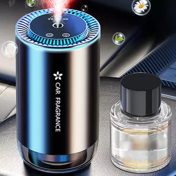 Автомобильный диффузор-увлажнитель с ароматом эфирного масла, регулируемый красочный дышащий светильник с автоматическим включением и выключением Cologne Scent