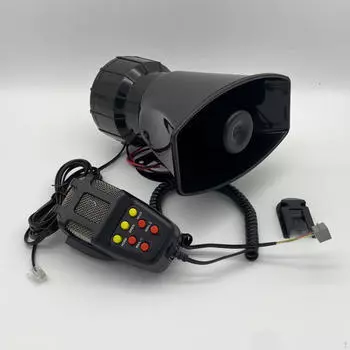 Автомобильный динамик, PA, микрофон, 7-тональный электрический звуковой грузовик, сигнализация 12V