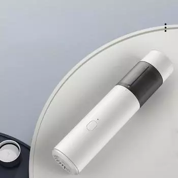 Автомобильный домашний пылесос двойного назначения с беспроводной зарядкой, автомобильный мощный супервсасывающий автомобильный мини-маленький пылесос для дома 9000pa белый
