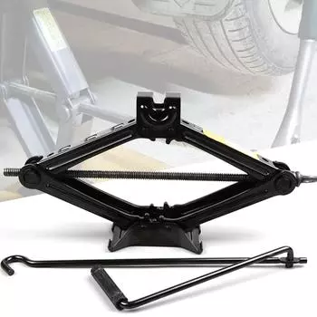 Автомобильный домкрат, ручной для небольших автомобилей, электрические ножничного типа, экономичный, золотой верхний кронштейн для небольших автомобилей чёрный