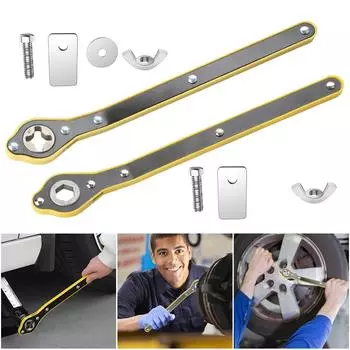 Автомобильный домкрат с храповым механизмом, ножничный домкрат с храповым механизмом, гаечный ключ для ножничного домкрата, инструмент для ремонта автомобиля