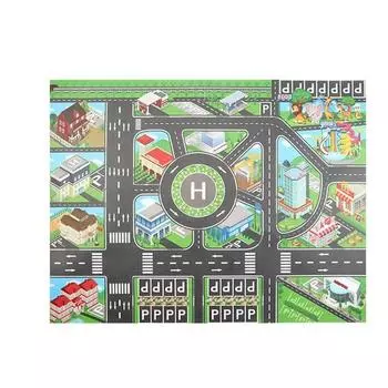 Автомобильный дорожный коврик, 04 Citi City, корейская игрушка