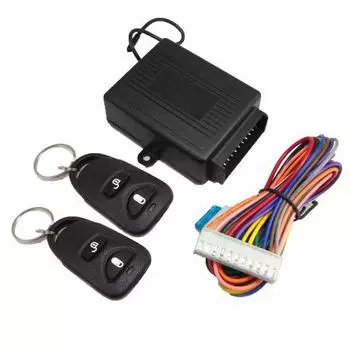 Автомобильный дверной замок, система бесключевого доступа, комплект центрального замка с дистанционным управлением чёрный