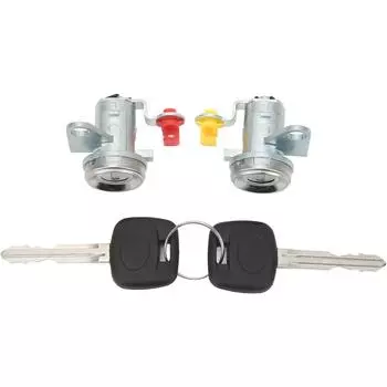 Автомобильный дверной замок со сменным ключом, аксессуар, цилиндр замка 69051-12370 69052-12370 69051-13150 для Prizm 93-97