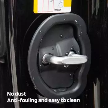 Автомобильный дверной замок, термостойкая защелка, клейкая крышка, самостоятельная установка, легкий силиконовый автомобиль