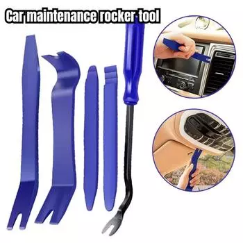 Автомобильный дверной зажим, инструмент для снятия обшивки панели, комплекты для разборки автомобильной аудиосистемы, установщик для разборки навигации, автомобильный гвоздодер B
