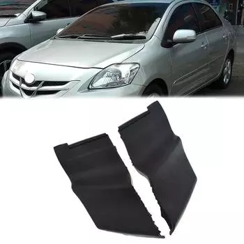Автомобильный дворник, боковая накладка на капот для Toyota Yaris 4-двери 2006-2010, авто пластиковые аксессуары Drcoration Left