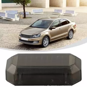 Автомобильный фонарь на солнечных батареях, светодиодный мигающий фонарь, беспроводная противоугонная лампа Blue