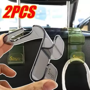 Автомобильный фонарь Роскошный крючок Многопозиционный универсальный держатель для хранения на спинке сиденья автомобиля Многофункциональный держатель для телефона Стойка для мелочей