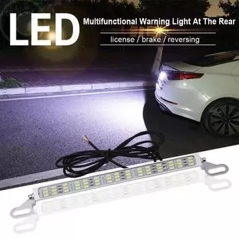 Автомобильный фонарь заднего хода Автомобильный номерной знак Лампа 45/90 SMD светодиодные лампы тормоза Внешний номерной знак Водонепроницаемые лампы Бар Красный+Белый