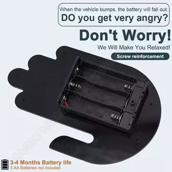 Автомобильный фонарик с дистанционным управлением, крутой, забавный, салонный светильник для автомобиля, светодиодный, средний, ручной, на лобовое стекло, светодиодный