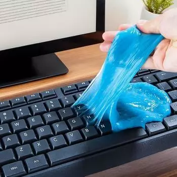 Автомобильный гель для чистки 80 г, многофункциональная многоразовая очиститель для автодетализации, замазка для чистки клавиатуры ПК