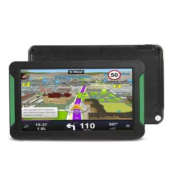 Автомобильный GPS-навигатор S7, 7 дюймов, сенсорный экран, 8 ГБ, портативный 3D GPS-навигатор, FM-передатчик, новейшая карта Европы для автомобиля, грузовика