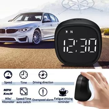 Автомобильный GPS-спидометр M30 HUD Head Up Display Compass Сигнализация превышения скорости Цифровой автомобильный датчик MPH KMH Дисплей Автомобильный аксессуар для всех автомобилей зелёный