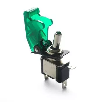 Автомобильный грузовик с подсветкой, светодиодный тумблер, безопасный самолет, откидная крышка, 12 В красный