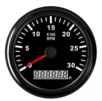 Автомобильный грузовой дизельный двигатель 85 мм ЖК-цифровой тахометр 3000 об/мин с счетчиком моточасов