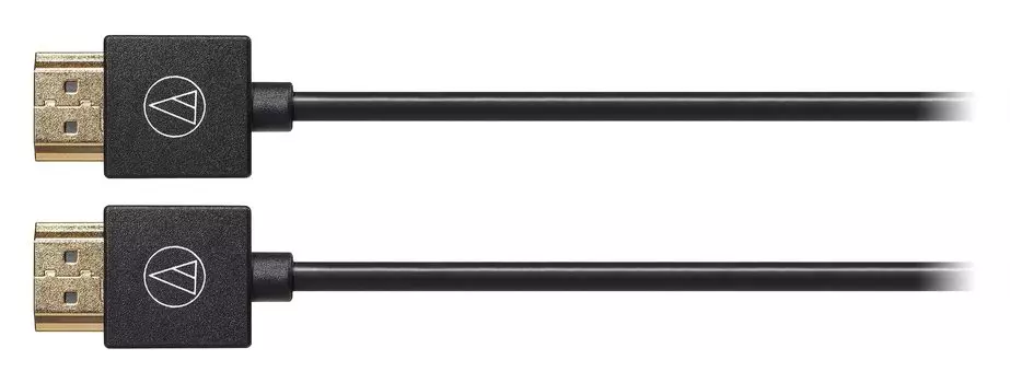 Автомобильный HDMI-кабель Audio Technica, термостойкий, из бескислородной меди, позолоченный штекер, маленький штекер AT-BC93/3.0, 3,0 м