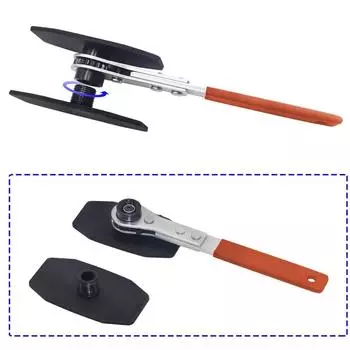 Автомобильный храповой суппорт пресс-инструмент для сжатия храповой механизм поворотный гаечный ключ пресс-наборы для ремонта дисков с разделительной накладкой Twin Quad коричневый