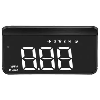 Автомобильный HUD-проектор на лобовое стекло, электронный проекционный дисплей, охранная сигнализация, умный спидометр для автомобиля, GPS-детектор скорости, автомобильные аксессуары CHINA