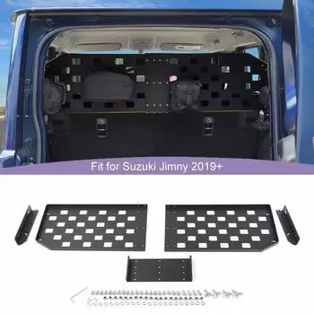 Автомобильный хвостовой ящик, комбинированный расширительный кронштейн, полка, боковая рамка для Suzuki Jimny, 2019, 4-дверная версия, металлические автомобильные аксессуары