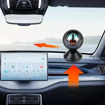 Автомобильный инклинометр, датчик наклона уровня, украшения на приборной панели, балансир градиента, автомобильный градиентометр, индикатор наклона, измеритель наклона уровня автомобиля PDY-2