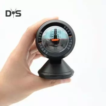 Автомобильный инклинометр, градиентный балансир, склонитель, угол наклона, измеритель уровня one size чёрный