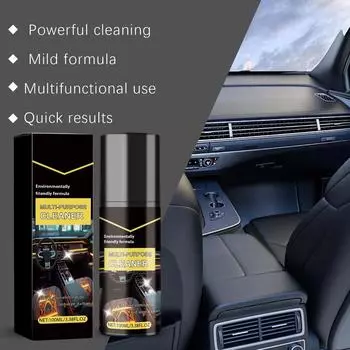 Автомобильный интерьерный бытовой очиститель для грузовиков, пенный очиститель-спрей 100 мл, многофункциональное средство для чистки кузова автомобиля, пятен от шин и салона CHINA