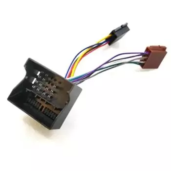 Автомобильный ISO стерео радио жгут проводов адаптер 12 В автомобильный внутренний электронный стерео кабель адаптер для гольфа ISO кабель разъем штекер CHINA