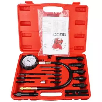 Автомобильный испытательный комплект 0~1000psi/70bar TU-15B топливный манометр автоматические диагностические инструменты для тестера топливного насоса высокого давления автомобильный испытательный комплект