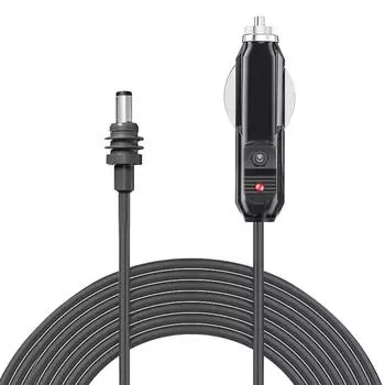 Автомобильный кабель питания постоянного тока для спутникового 18AWG IP68 водонепроницаемый автомобильный адаптер постоянного тока зарядное устройство кабель питания 5 M / 16.4 FT
